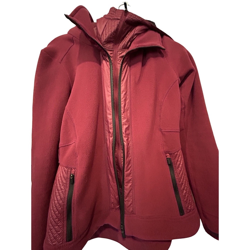 Athleta‎ Burgundy Jacket Womens XS  Full Zip